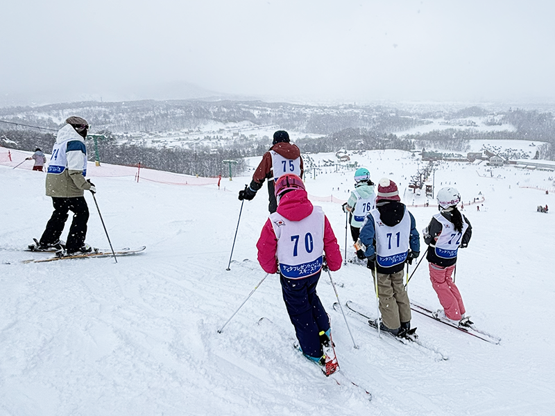 スキースクール2級検定　スタート地点
