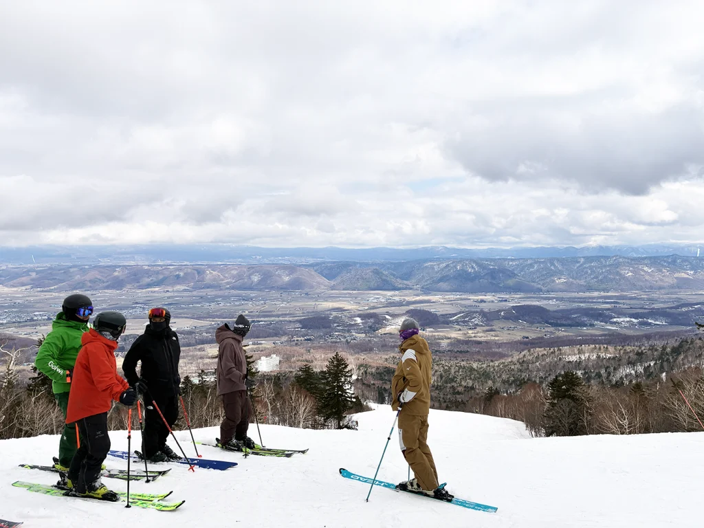 富良野スキー場　すっかり晴れました